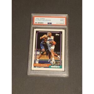 Topps 1992 Alonzo Mourning PSA Graded With A 9